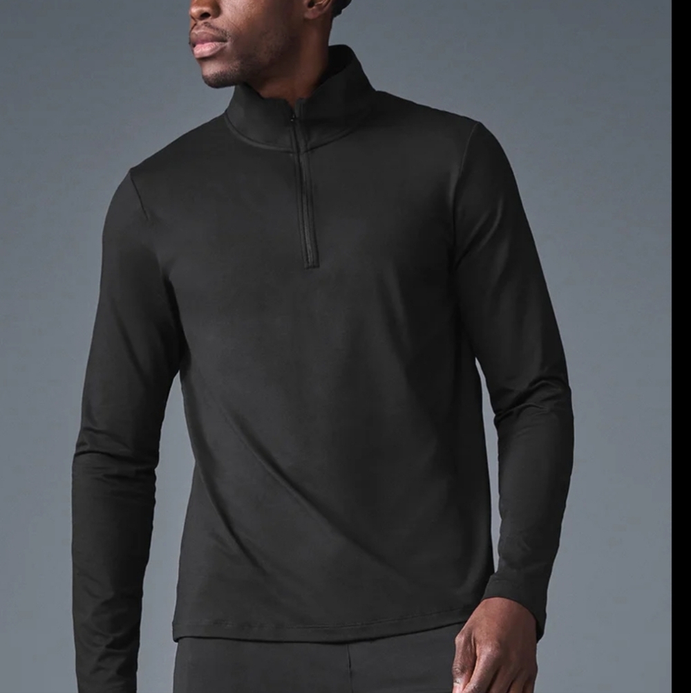 Alo Yoga Conquer 1/4 Zip Reform Long Sleeve Top M